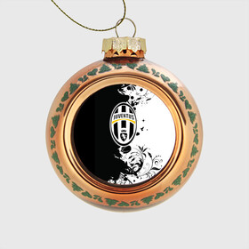 Стеклянный ёлочный шар с принтом Juventus4 в городе Новоалтайск, Стекло | Диаметр: 80 мм | Тематика изображения на принте: football | juve | juventus | seria a | бьянконери | серия а | футбол | чемпионат италии | юве | ювентус