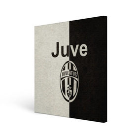Холст квадратный с принтом Juventus6 в городе Новоалтайск, 100% ПВХ |  | football | juve | juventus | seria a | бьянконери | серия а | футбол | чемпионат италии | юве | ювентус