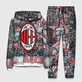 Мужской костюм 3D (с толстовкой) с принтом Milan1 в городе Новоалтайск,  |  | football | milan | seria a | милан | россонери | серия а | футбол | чемпионат италии