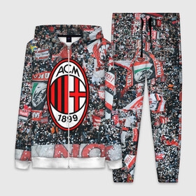 Женский костюм 3D с принтом Milan1 в городе Новоалтайск,  |  | football | milan | seria a | милан | россонери | серия а | футбол | чемпионат италии