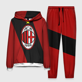 Мужской костюм 3D (с толстовкой) с принтом Milan3 в городе Новоалтайск,  |  | football | milan | seria a | милан | россонери | серия а | футбол | чемпионат италии