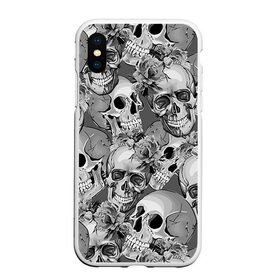 Чехол для iPhone XS Max матовый с принтом Хэллуин 8 в городе Новоалтайск, Силикон | Область печати: задняя сторона чехла, без боковых панелей | 31 октября | halloween | паутина | привидения | теги: хелоуин | хеллоуин | черепа
