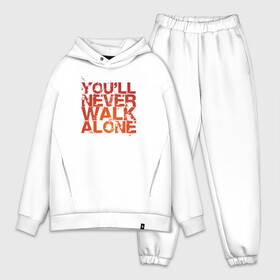Мужской костюм хлопок OVERSIZE с принтом youll never walk alone в городе Новоалтайск,  |  | Тематика изображения на принте: youll never walk alone | ливерпуль. гимн | ты никогда не будешь один