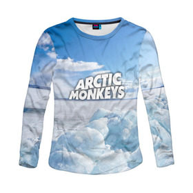 Женский лонгслив 3D с принтом Arctic Monkeys в городе Новоалтайск, 100% полиэстер | длинные рукава, круглый вырез горловины, полуприлегающий силуэт | 