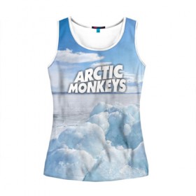 Женская майка 3D с принтом Arctic Monkeys в городе Новоалтайск, 100% полиэстер | круглая горловина, прямой силуэт, длина до линии бедра | 