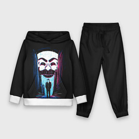 Детский костюм 3D (с толстовкой) с принтом mr robot в городе Новоалтайск,  |  | Тематика изображения на принте: mister | мистер | робот