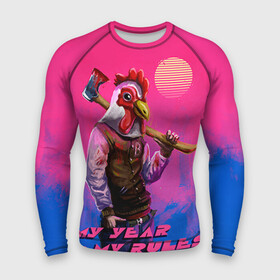 Мужской рашгард 3D с принтом My Year, my rules в городе Новоалтайск,  |  | hotline miami