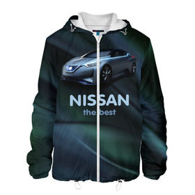 Мужская куртка 3D с принтом Nissan the best в городе Новоалтайск, ткань верха — 100% полиэстер, подклад — флис | прямой крой, подол и капюшон оформлены резинкой с фиксаторами, два кармана без застежек по бокам, один большой потайной карман на груди. Карман на груди застегивается на липучку | nissan | авто | автомобиль | водитель | машина | ниссан | тачка