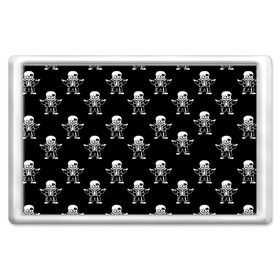 Магнит 45*70 с принтом Undertale Sans (узор) в городе Новоалтайск, Пластик | Размер: 78*52 мм; Размер печати: 70*45 | Тематика изображения на принте: 