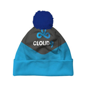 Шапка 3D c помпоном с принтом Cloud 9 Uniform в городе Новоалтайск, 100% полиэстер | универсальный размер, печать по всей поверхности изделия | counter strike | cs go | swat | terrorist | контр страйк | кс го | спецназ