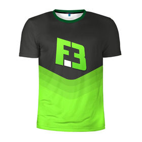 Мужская футболка 3D спортивная с принтом FlipSid3 Uniform в городе Новоалтайск, 100% полиэстер с улучшенными характеристиками | приталенный силуэт, круглая горловина, широкие плечи, сужается к линии бедра | counter strike | cs go | flipside | swat | terrorist | контр страйк | кс го | спецназ | флипсайд