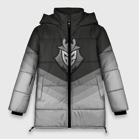 Женская зимняя куртка 3D с принтом G2 Esports Uniform в городе Новоалтайск, верх — 100% полиэстер; подкладка — 100% полиэстер; утеплитель — 100% полиэстер | длина ниже бедра, силуэт Оверсайз. Есть воротник-стойка, отстегивающийся капюшон и ветрозащитная планка. 

Боковые карманы с листочкой на кнопках и внутренний карман на молнии | counter strike | cs go | g2 esports | swat | terrorist | г2 еспорт | контр страйк | кс го | спецназ