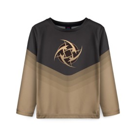 Детский лонгслив 3D с принтом NiP Uniform в городе Новоалтайск, 100% полиэстер | длинные рукава, круглый вырез горловины, полуприлегающий силуэт
 | counter strike | cs go | ninjas in pyjamas | terrorist | контр страйк | кс го | нип | спецназ