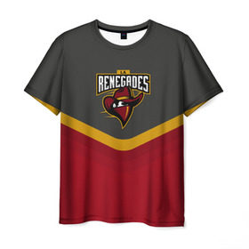 Мужская футболка 3D с принтом Renegades Uniform в городе Новоалтайск, 100% полиэфир | прямой крой, круглый вырез горловины, длина до линии бедер | Тематика изображения на принте: counter strike | cs go | renegades | swat | terrorist | контр страйк | кс го | спецназ