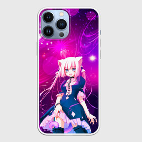 Чехол для iPhone 13 Pro Max с принтом Котик анимэ в городе Новоалтайск,  |  | anime | аниме | анимэ | котейки | котики | мультфильмы | субкультура | эльфийская песня