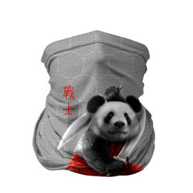 Бандана-труба 3D с принтом Master Panda в городе Новоалтайск, 100% полиэстер, ткань с особыми свойствами — Activecool | плотность 150‒180 г/м2; хорошо тянется, но сохраняет форму | ninja | panda | ниндзя | панда