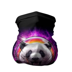 Бандана-труба 3D с принтом Panda Cosmonaut в городе Новоалтайск, 100% полиэстер, ткань с особыми свойствами — Activecool | плотность 150‒180 г/м2; хорошо тянется, но сохраняет форму | Тематика изображения на принте: bear | galaxy | panda | space | star | астронавт | галактика | звезда | космонавт | космос | медведь | панда