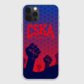 Чехол для iPhone 12 Pro Max с принтом CSKA Msk в городе Новоалтайск, Силикон |  | Тематика изображения на принте: moscow | москва | цска