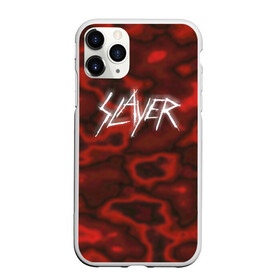 Чехол для iPhone 11 Pro матовый с принтом Slayer texture в городе Новоалтайск, Силикон |  | 