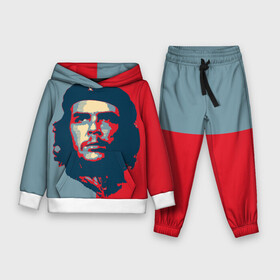 Детский костюм 3D (с толстовкой) с принтом Che Guevara в городе Новоалтайск,  |  | Тематика изображения на принте: че гевара
