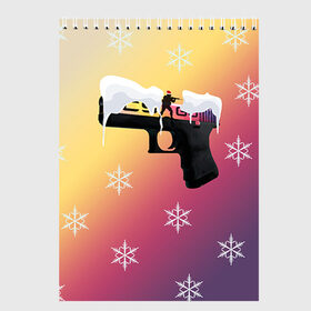 Скетчбук с принтом Новогодний cs:go градиент в городе Новоалтайск, 100% бумага
 | 48 листов, плотность листов — 100 г/м2, плотность картонной обложки — 250 г/м2. Листы скреплены сверху удобной пружинной спиралью | counter | csgo | strike | кейс | кс го | ксго | скин