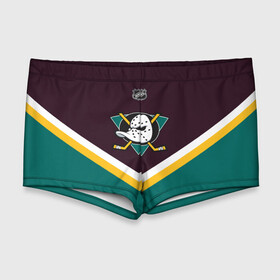 Мужские купальные плавки 3D с принтом Anaheim Ducks в городе Новоалтайск, Полиэстер 85%, Спандекс 15% |  | Тематика изображения на принте: america | canada | hockey | nhl | usa | америка | канада | лед | нхл | сша | хоккей