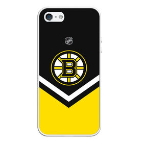 Чехол для iPhone 5/5S матовый с принтом Boston Bruins в городе Новоалтайск, Силикон | Область печати: задняя сторона чехла, без боковых панелей | Тематика изображения на принте: america | canada | hockey | nhl | usa | америка | бостон | брюинз | канада | лед | нхл | сша | хоккей