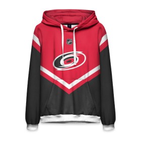 Мужская толстовка 3D с принтом Carolina Hurricanes в городе Новоалтайск, 100% полиэстер | двухслойный капюшон со шнурком для регулировки, мягкие манжеты на рукавах и по низу толстовки, спереди карман-кенгуру с мягким внутренним слоем. | Тематика изображения на принте: america | canada | hockey | nhl | usa | америка | канада | каролина | лед | нхл | сша | харрикейнз | хоккей