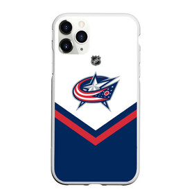 Чехол для iPhone 11 Pro Max матовый с принтом Columbus Blue Jackets в городе Новоалтайск, Силикон |  | Тематика изображения на принте: america | canada | hockey | nhl | usa | америка | блю | джекетс | канада | коламбус | лед | нхл | сша | хоккей