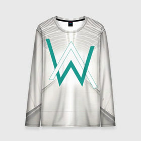 Мужской лонгслив 3D с принтом Alan Walker 7 в городе Новоалтайск, 100% полиэстер | длинные рукава, круглый вырез горловины, полуприлегающий силуэт | alan walker | алан волкер | алан уолкер | хаус