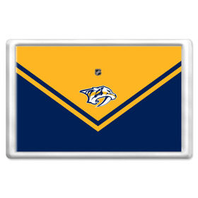 Магнит 45*70 с принтом Nashville Predators в городе Новоалтайск, Пластик | Размер: 78*52 мм; Размер печати: 70*45 | Тематика изображения на принте: america | canada | hockey | nhl | usa | америка | канада | лед | нхл | нэшвилл | предаторз | сша | хоккей