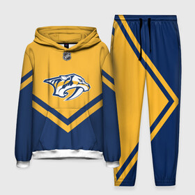 Мужской костюм 3D (с толстовкой) с принтом Nashville Predators в городе Новоалтайск,  |  | Тематика изображения на принте: america | canada | hockey | nhl | usa | америка | канада | лед | нхл | нэшвилл | предаторз | сша | хоккей