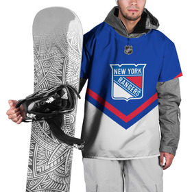 Накидка на куртку 3D с принтом New York Rangers в городе Новоалтайск, 100% полиэстер |  | america | canada | hockey | nhl | usa | америка | канада | лед | нхл | нью йорк | рейнджерс | сша | хоккей