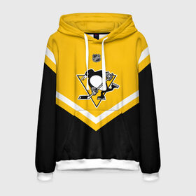 Мужская толстовка 3D с принтом Pittsburgh Penguins в городе Новоалтайск, 100% полиэстер | двухслойный капюшон со шнурком для регулировки, мягкие манжеты на рукавах и по низу толстовки, спереди карман-кенгуру с мягким внутренним слоем. | america | canada | hockey | nhl | usa | америка | канада | лед | нхл | пингвинз | питтсбург | сша | хоккей