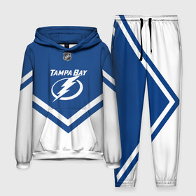 Мужской костюм 3D (с толстовкой) с принтом Tampa Bay Lightning в городе Новоалтайск,  |  | Тематика изображения на принте: america | canada | hockey | nhl | usa | америка | бэй | канада | лайтнинг | лед | нхл | сша | тампа | хоккей