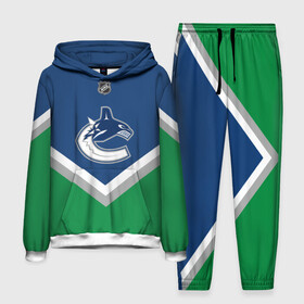 Мужской костюм 3D (с толстовкой) с принтом Vancouver Canucks в городе Новоалтайск,  |  | Тематика изображения на принте: america | canada | hockey | nhl | usa | америка | ванкувер | канада | кэнакс | лед | нхл | сша | хоккей