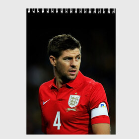 Скетчбук с принтом Steven Gerrard в городе Новоалтайск, 100% бумага
 | 48 листов, плотность листов — 100 г/м2, плотность картонной обложки — 250 г/м2. Листы скреплены сверху удобной пружинной спиралью | Тематика изображения на принте: england national team | premier league | steven gerrard | англия | ливерпуль | стивен джеррард | футбол