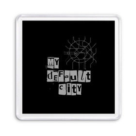 Магнит 55*55 с принтом Default City в городе Новоалтайск, Пластик | Размер: 65*65 мм; Размер печати: 55*55 мм | Тематика изображения на принте: default | lifestyle | moscow | город | москва | стиль