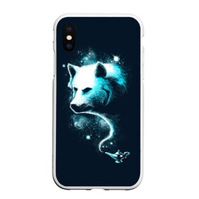 Чехол для iPhone XS Max матовый с принтом Галактический волк в городе Новоалтайск, Силикон | Область печати: задняя сторона чехла, без боковых панелей | animal | beast | galaxy | space | universe | wolf | волк | вселенная | галактика | животное | зверь | космос