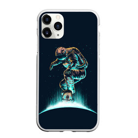 Чехол для iPhone 11 Pro матовый Планетарный скейтбординг: в городе Новоалтайск, Силикон | | cosmonaut | galaxy | planet | skate | space | star | галактика | звезды | космонавт | космос | планета | скейт