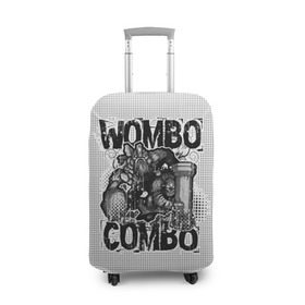 Чехол для чемодана 3D с принтом Combo Wombo в городе Новоалтайск, 86% полиэфир, 14% спандекс | двустороннее нанесение принта, прорези для ручек и колес | combo | dota | earthshaker | game | tiny | вомбо | дота | игра | комбо | тини | шейкер