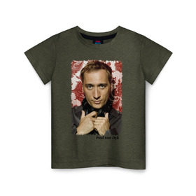 Детская футболка хлопок с принтом Paul van Dyk в городе Новоалтайск, 100% хлопок | круглый вырез горловины, полуприлегающий силуэт, длина до линии бедер | Тематика изображения на принте: 