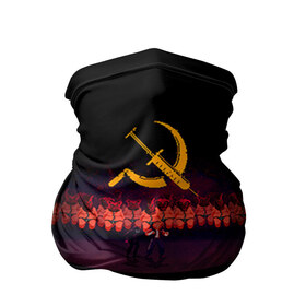 Бандана-труба 3D с принтом Mother russia bleeds 2 в городе Новоалтайск, 100% полиэстер, ткань с особыми свойствами — Activecool | плотность 150‒180 г/м2; хорошо тянется, но сохраняет форму | Тематика изображения на принте: indie | mother russia bleeds | игра | игры | инди