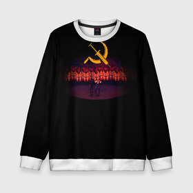 Детский свитшот 3D с принтом Mother russia bleeds 2 в городе Новоалтайск, 100% полиэстер | свободная посадка, прямой крой, мягкая тканевая резинка на рукавах и понизу свитшота | indie | mother russia bleeds | игра | игры | инди