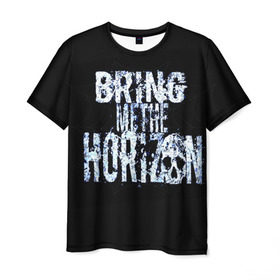 Мужская футболка 3D с принтом Bring Me The Horizon в городе Новоалтайск, 100% полиэфир | прямой крой, круглый вырез горловины, длина до линии бедер | bmth | bring me | bring me the horizon | bring me the horizont | doomed | бринг ми | бринг ми зе | бринг ми зе хоризон