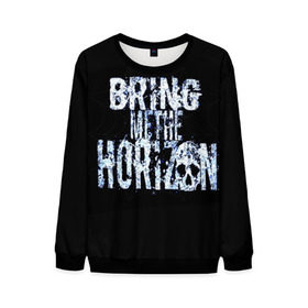 Мужской свитшот 3D с принтом Bring Me The Horizon в городе Новоалтайск, 100% полиэстер с мягким внутренним слоем | круглый вырез горловины, мягкая резинка на манжетах и поясе, свободная посадка по фигуре | bmth | bring me | bring me the horizon | bring me the horizont | doomed | бринг ми | бринг ми зе | бринг ми зе хоризон