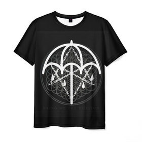 Мужская футболка 3D с принтом Bring Me The Horizon в городе Новоалтайск, 100% полиэфир | прямой крой, круглый вырез горловины, длина до линии бедер | bmth | bring me | bring me the horizon | bring me the horizont | doomed | бринг ми | бринг ми зе | бринг ми зе хоризон
