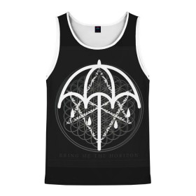 Мужская майка 3D с принтом Bring Me The Horizon в городе Новоалтайск, 100% полиэстер | круглая горловина, приталенный силуэт, длина до линии бедра. Пройма и горловина окантованы тонкой бейкой | bmth | bring me | bring me the horizon | bring me the horizont | doomed | бринг ми | бринг ми зе | бринг ми зе хоризон