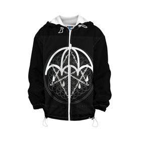 Детская куртка 3D с принтом Bring Me The Horizon в городе Новоалтайск, 100% полиэстер | застежка — молния, подол и капюшон оформлены резинкой с фиксаторами, по бокам — два кармана без застежек, один потайной карман на груди, плотность верхнего слоя — 90 г/м2; плотность флисового подклада — 260 г/м2 | bmth | bring me | bring me the horizon | bring me the horizont | doomed | бринг ми | бринг ми зе | бринг ми зе хоризон