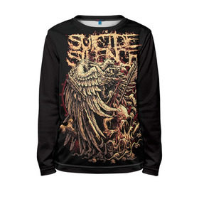 Детский лонгслив 3D с принтом Suicide Silence в городе Новоалтайск, 100% полиэстер | длинные рукава, круглый вырез горловины, полуприлегающий силуэт
 | Тематика изображения на принте: 
